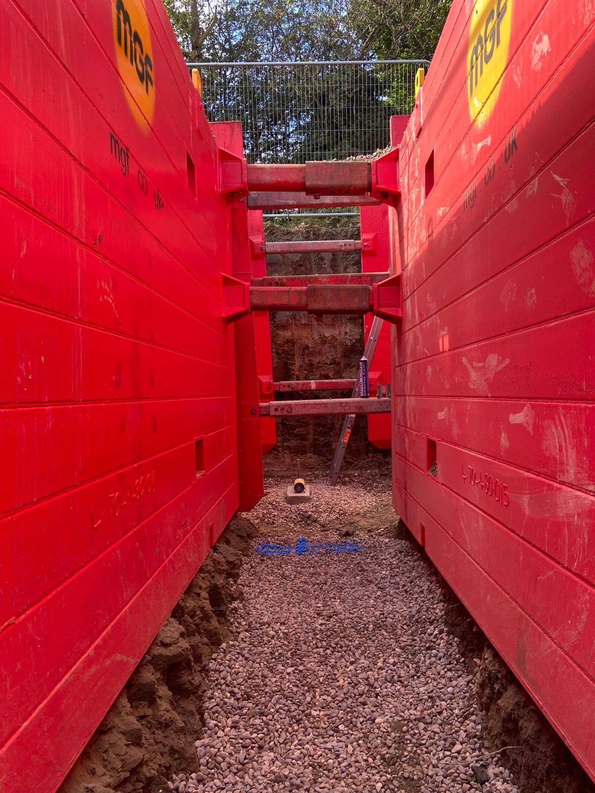 Sewer construction installation